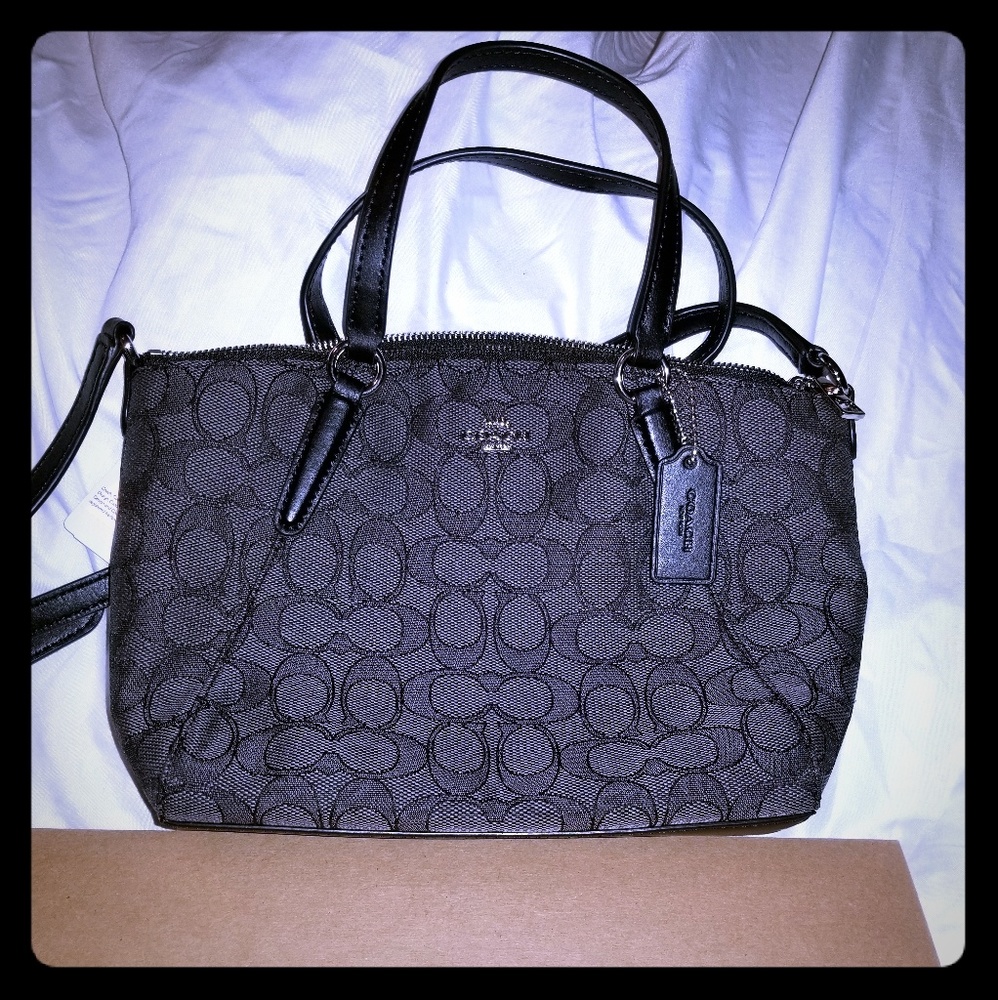 Authentic Black Coach Crossbody bag